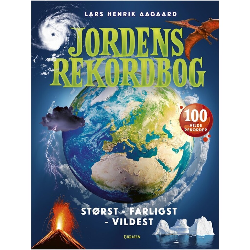 Jordens rekordbog - Børnebog - Hardcover