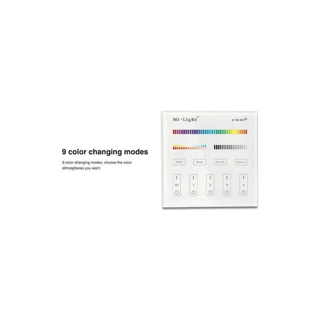 Miboxer Fjernbetjening - RGB-CCT - 3V - 4 Zoner