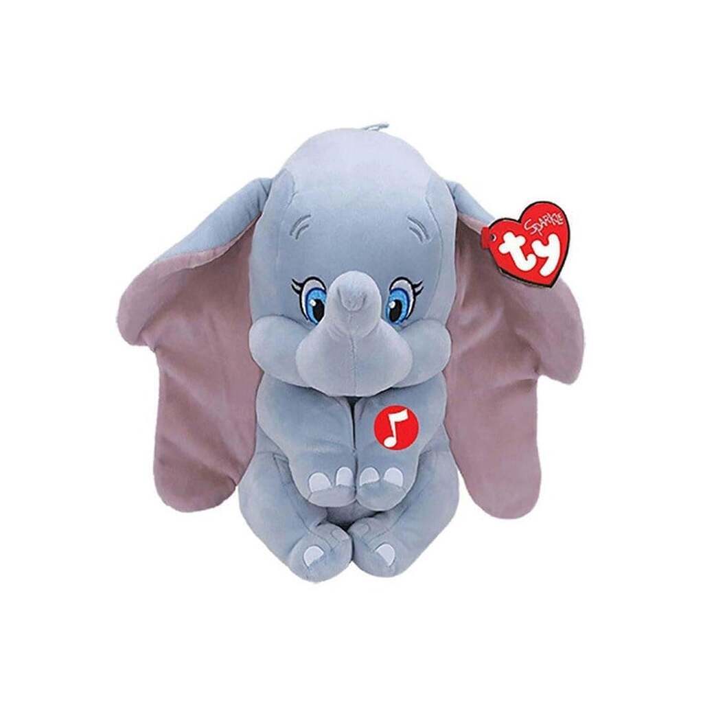 Disney - Ty Beanie Buddy  Dumbo Plush Toy with Sound 24cm