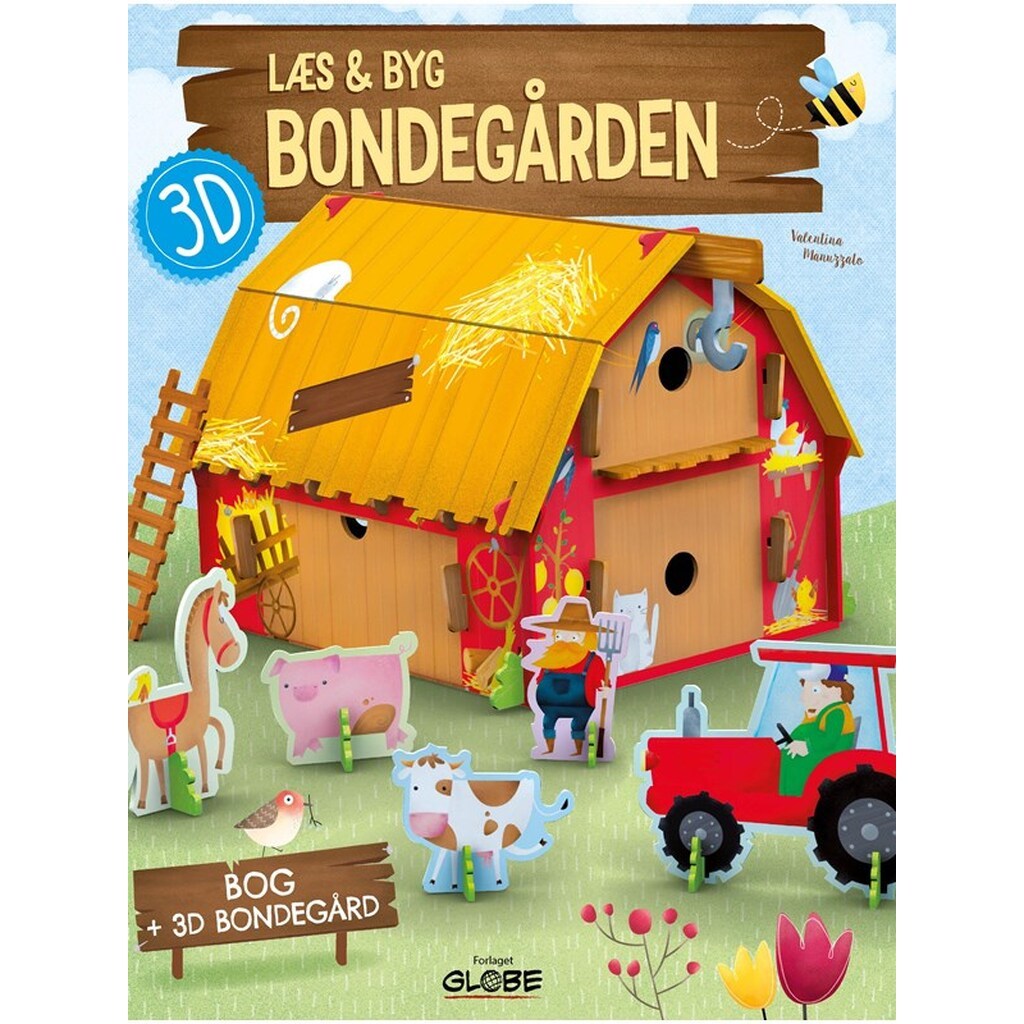 Læs &amp; byg bondegården - Børnebog - Board books