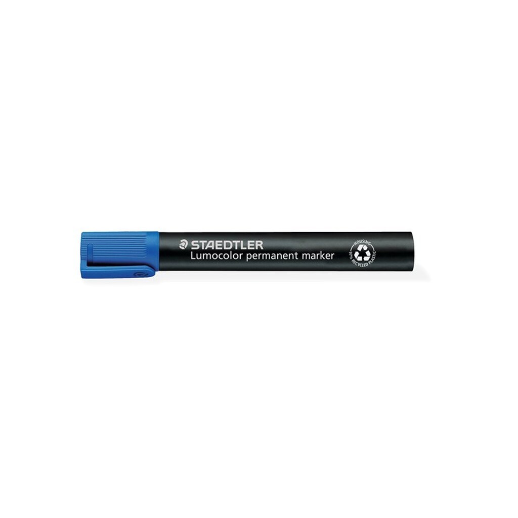 Staedtler LUMOCOLOR MARKER 10 STK, PERM 2-5M BLÅ
