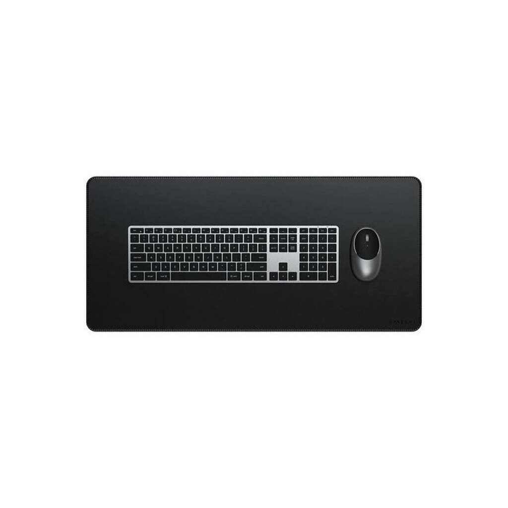 Satechi Vegan-Leather Premium Desk Mat - Black