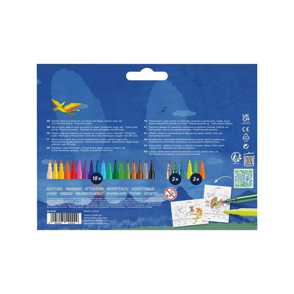 Faber-Castell Textliner 48 8 ass Hvid karton etui 2024