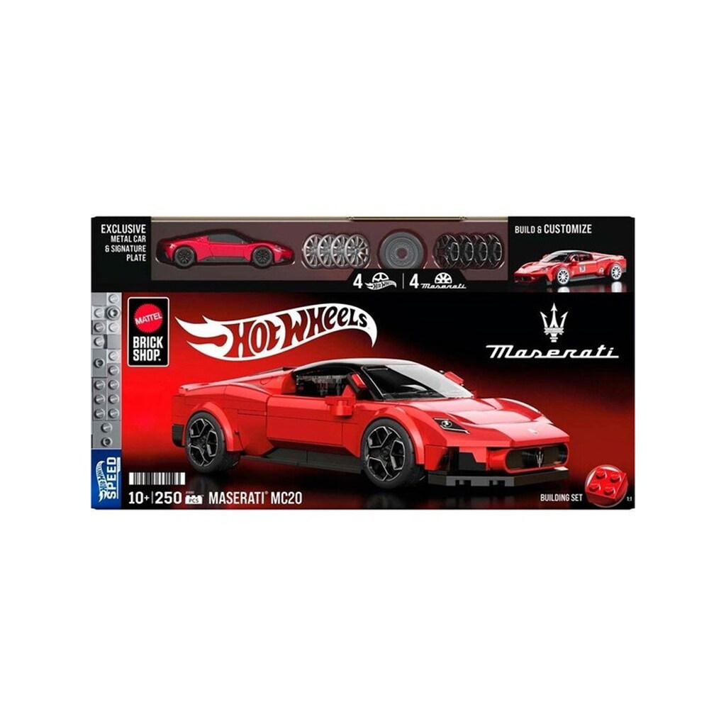 Hot Wheels Brick Shop Speed Series Maserati MC20