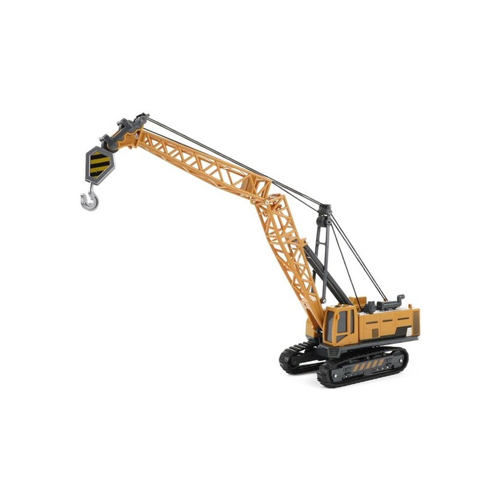 Toi-Toys - METAL Construction vehicle - crane truck with caterpillar tracks 1:55
