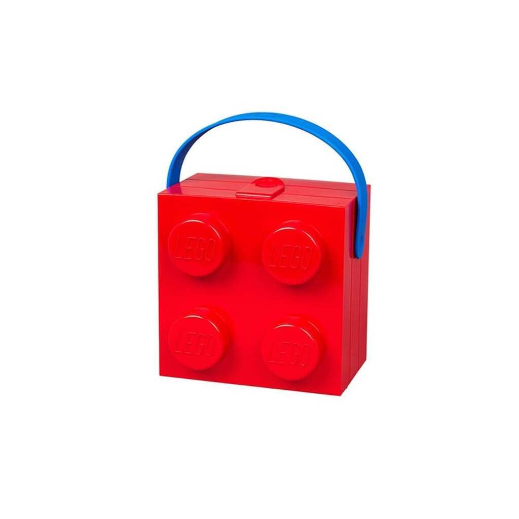 LEGO BOX W. HANDLE - RED