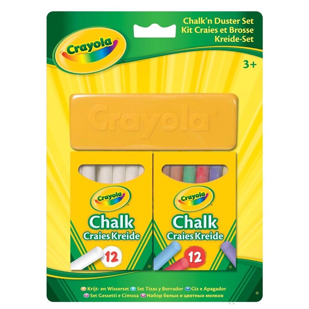 Crayola School Chalk with Eraser