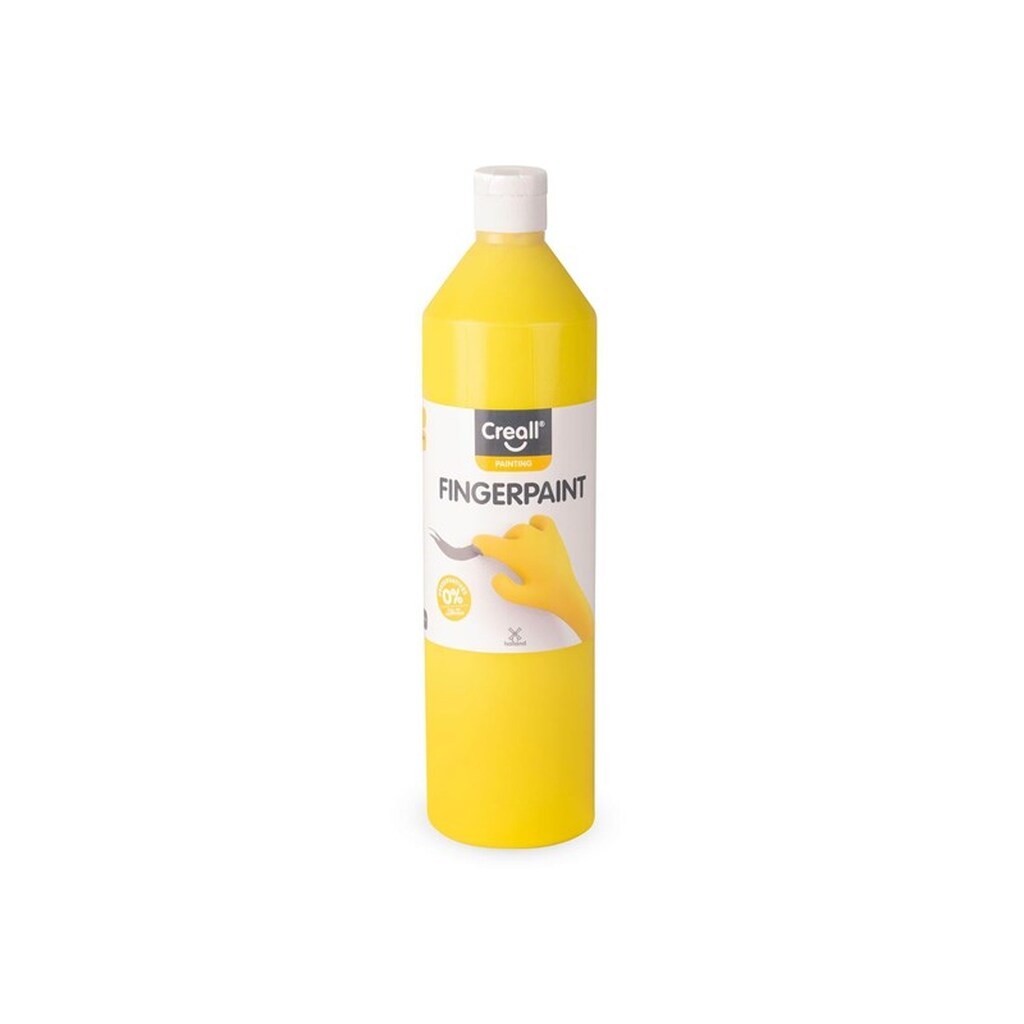 Creall Finger Paint Preservative Free Yellow 750m