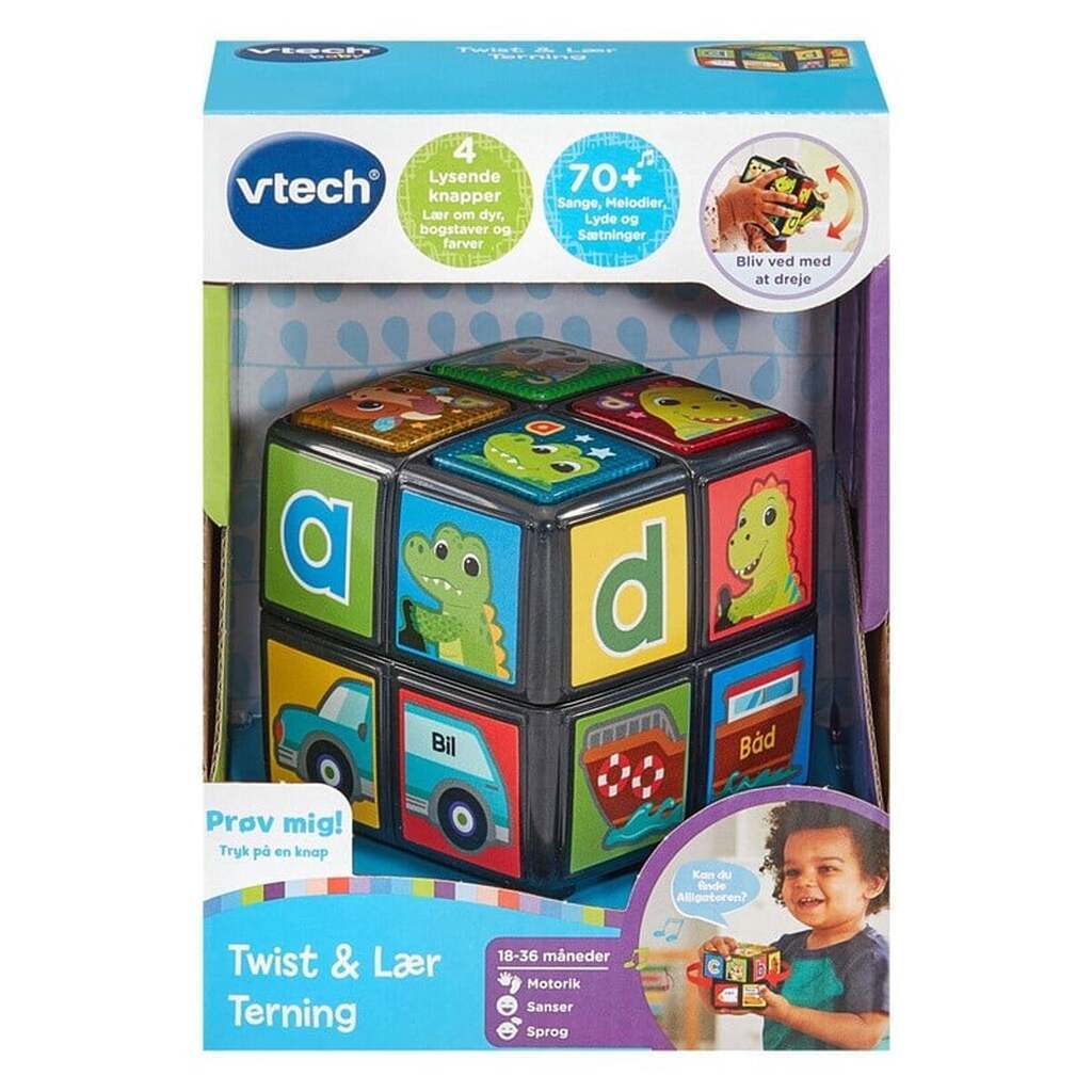 VTech Twist &amp; Teach Animal Cube DK