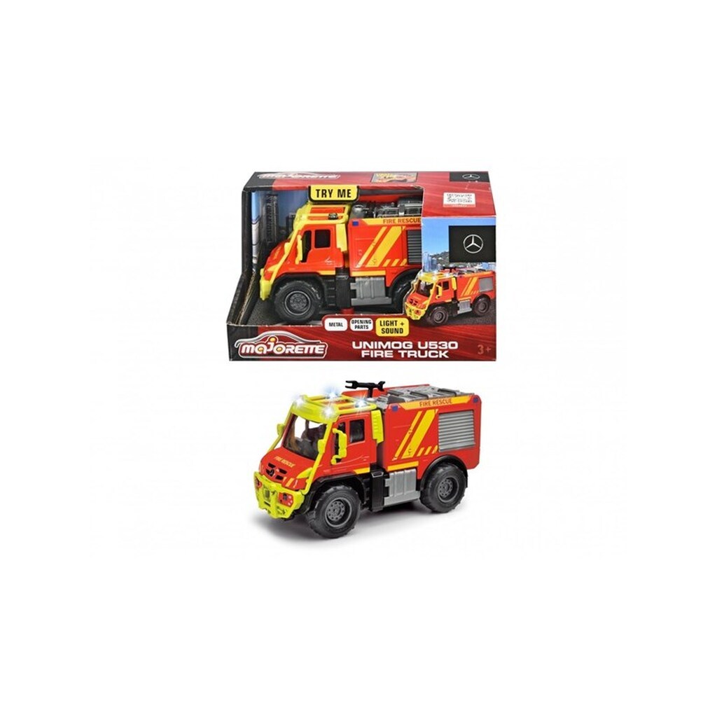 Majorette Unimog U530 Brandbil