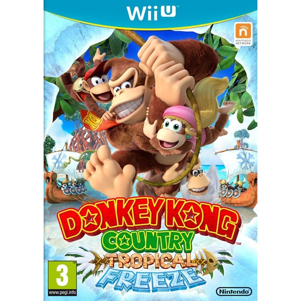 Donkey Kong Country: Tropical Freeze - Nintendo Wii U - Action