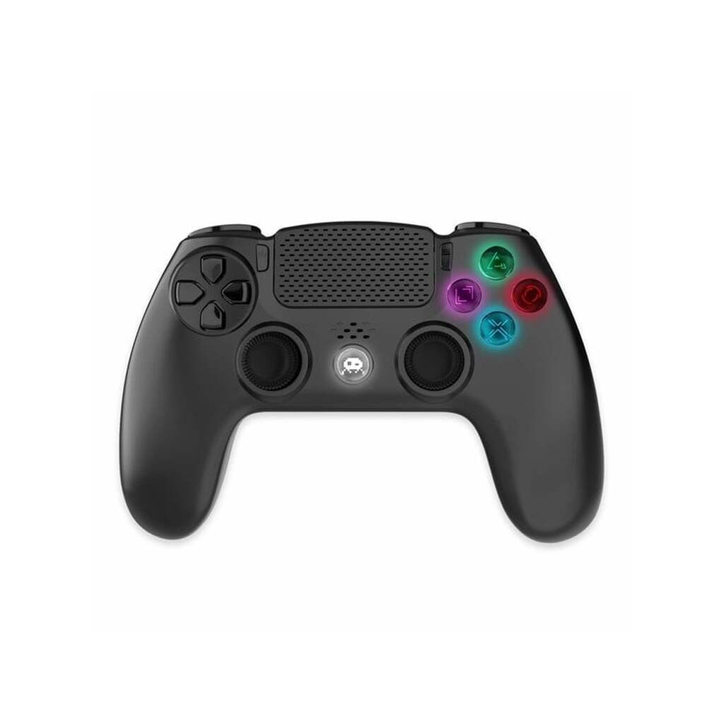 Trade Invaders Wireless Controller for PS4 with 3.5mm jack slot - LED - Black - PACKAGE-FREE - Wireless Controller - Sony PlayStation 4