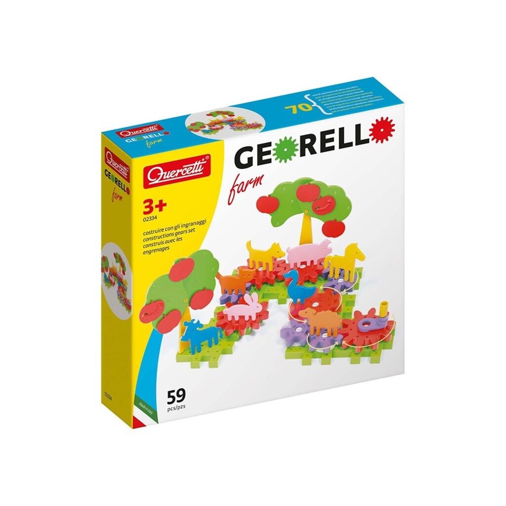 Quercetti - Georello Farm Gear Set 60pcs.