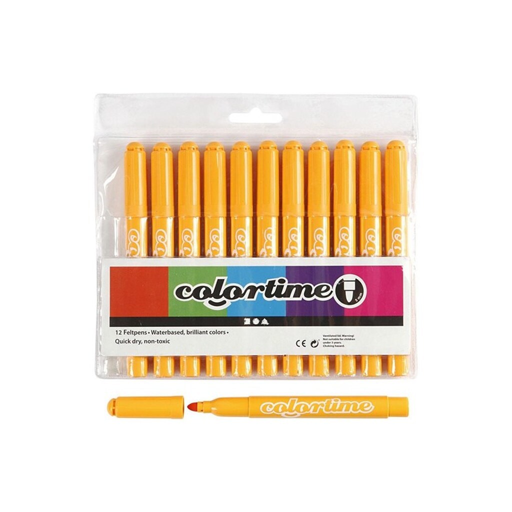Creativ Company Warm yellow Jumbo pens 12pcs.