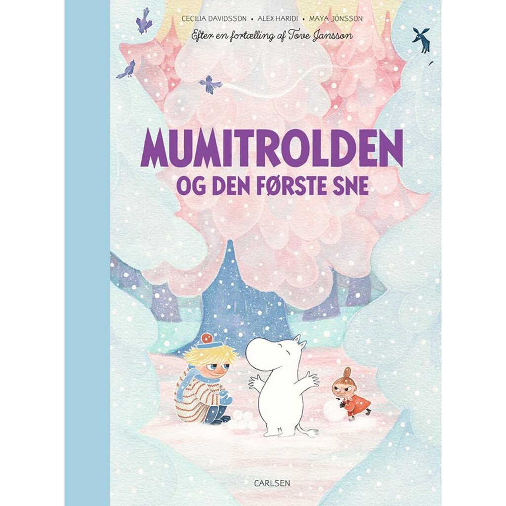 Mumitrolden og den første sne - Børnebog - Hardcover