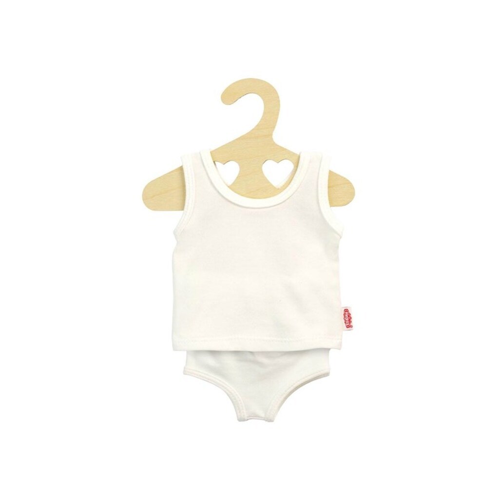 Heless Doll underwear and shirt White 20-25 cm