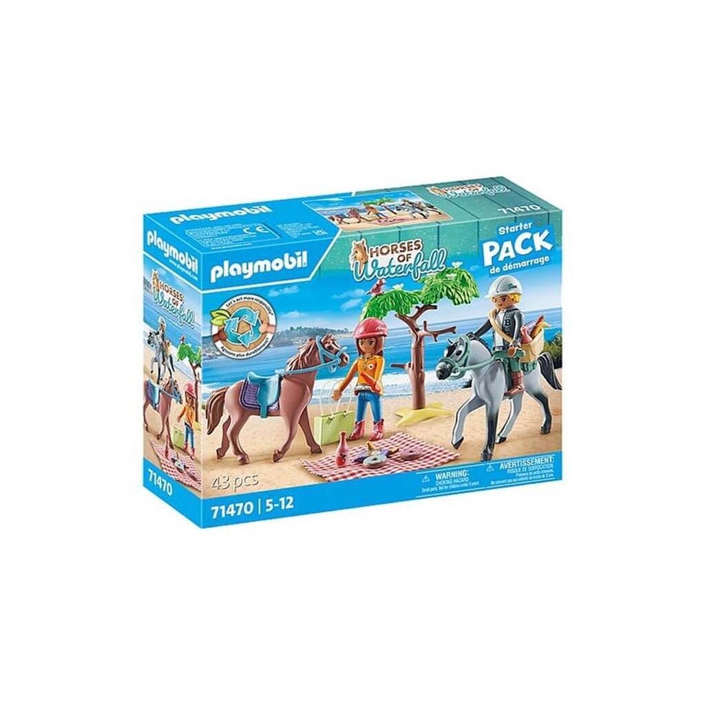 Playmobil StarterPack - Ridetur til stranden med Amelia og Ben