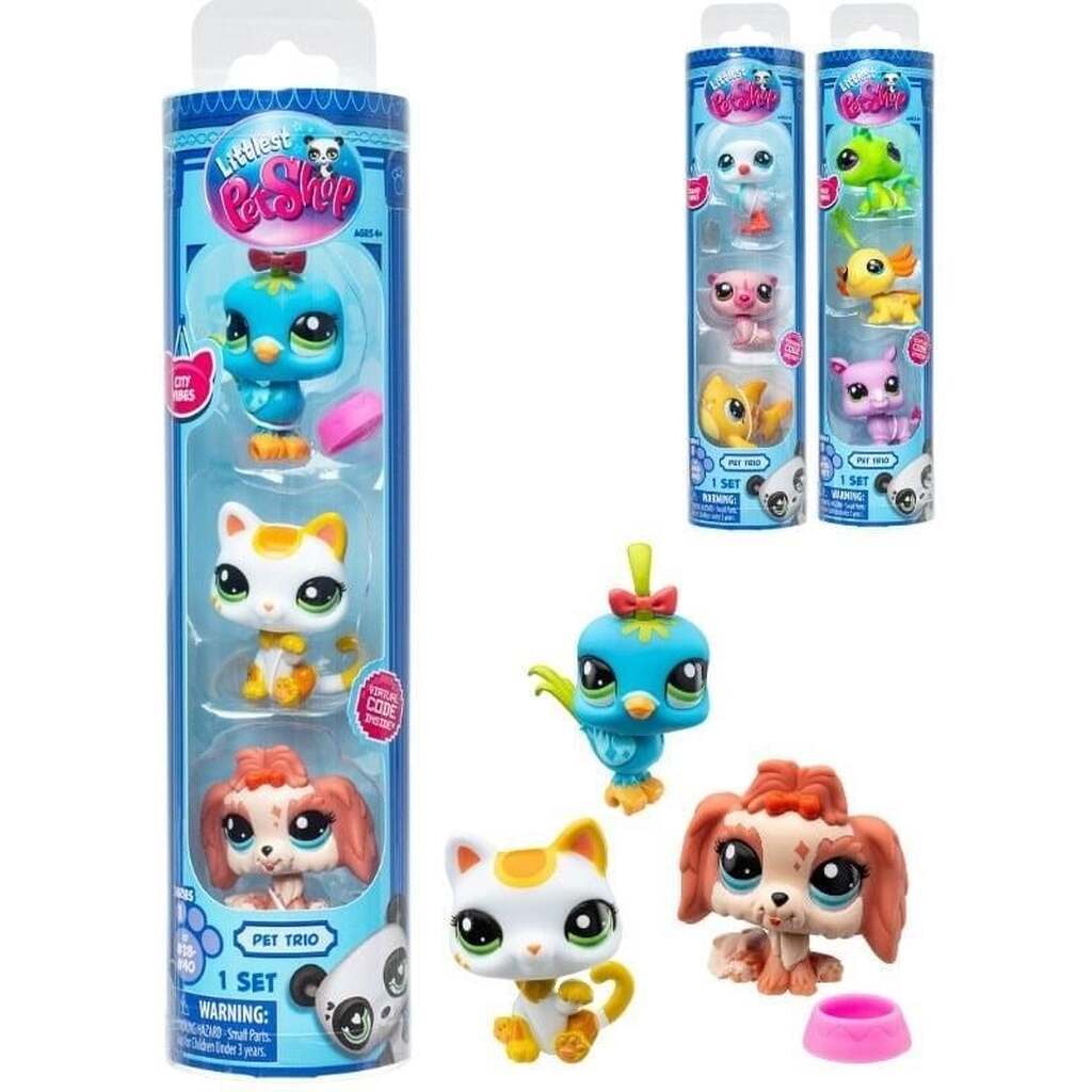 Littlest Pet Shop LITTLEST PET SHOP PET TRIO IN TUBE ASS