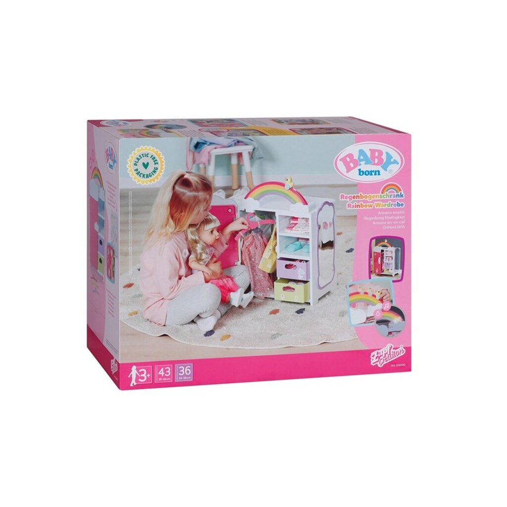 Baby Born Rainbow Wardrobe