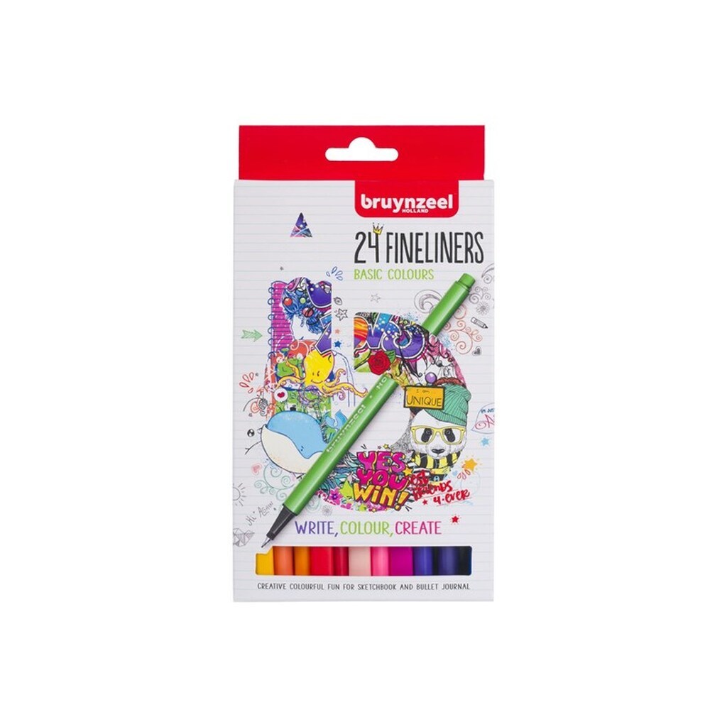 Bruynzeel - Fineliners 24 pcs.