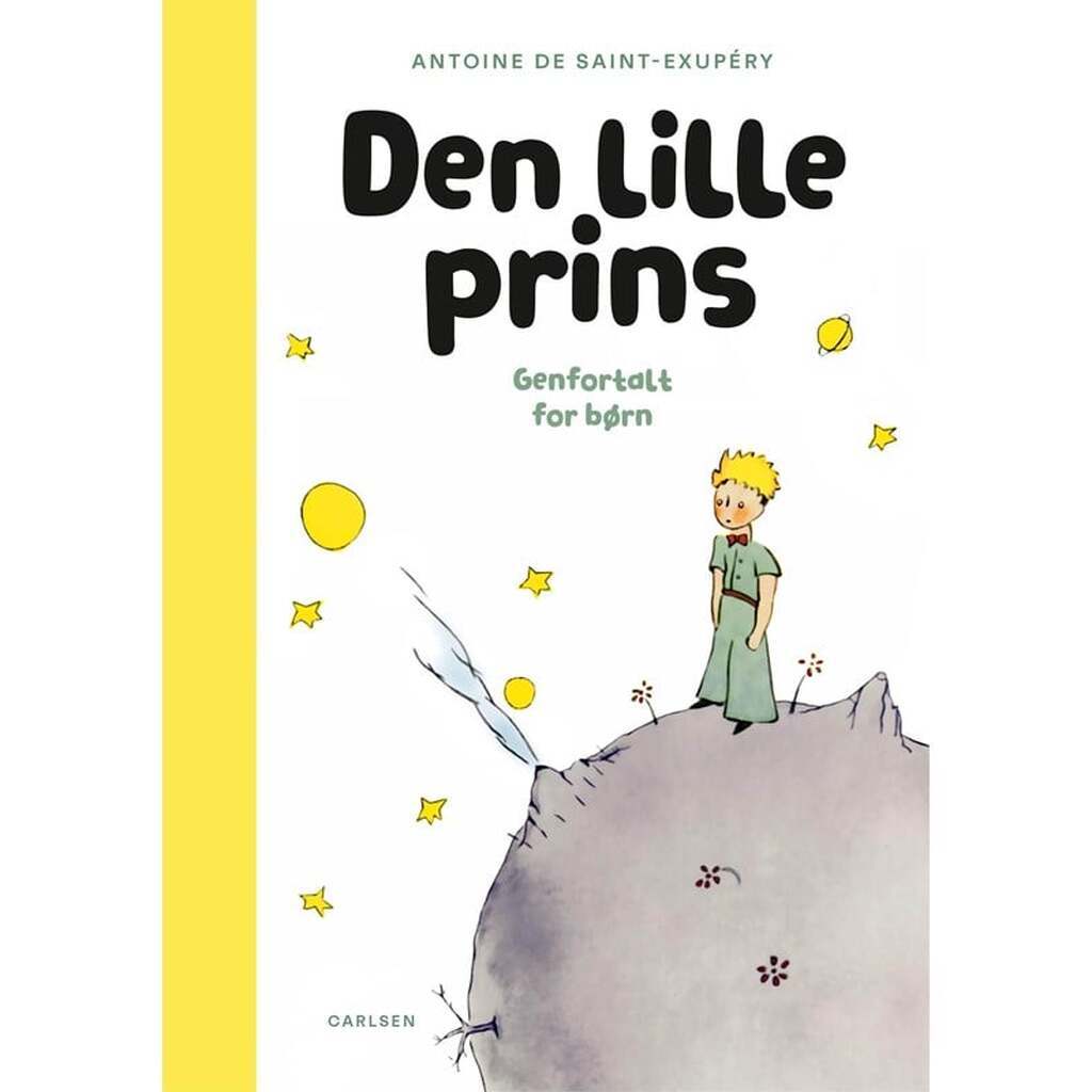 Den lille prins - Genfortalt for børn - Børnebog - Hardcover
