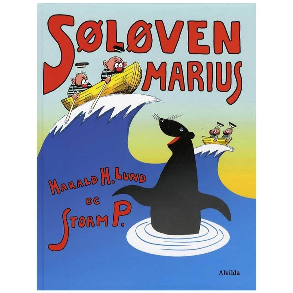 Storm P. - Søløven Marius - Børnebog - Hardcover