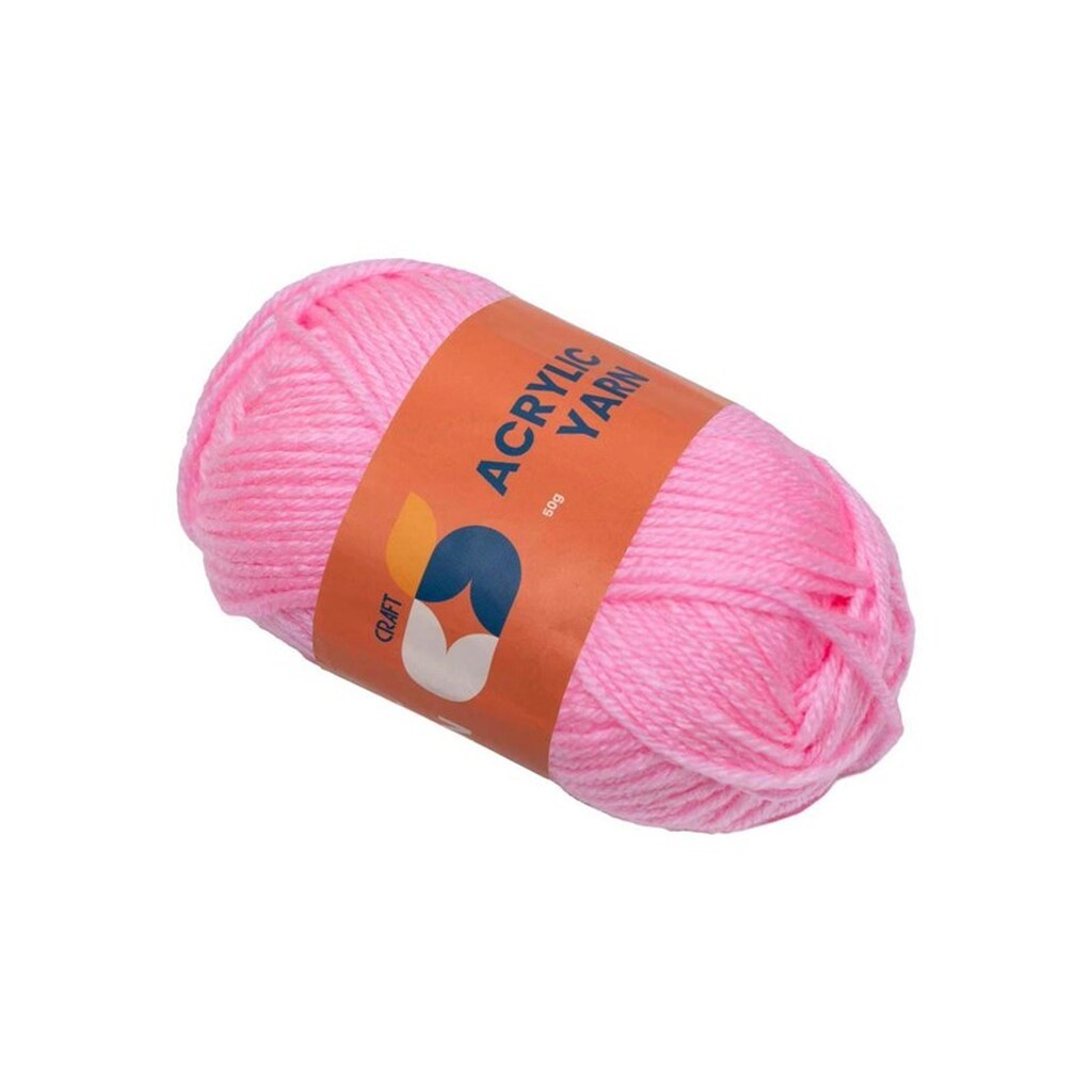 Colorations - Acrylic yarn Pink 50g