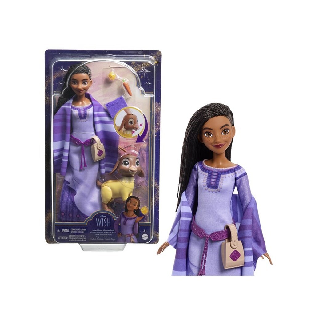 Disney Wish Asha of Rosas Adventure Pack Fashion Doll