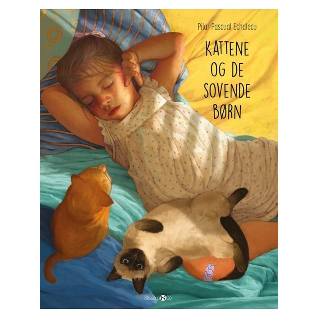 Kattene og de sovende børn - Børnebog - hardback