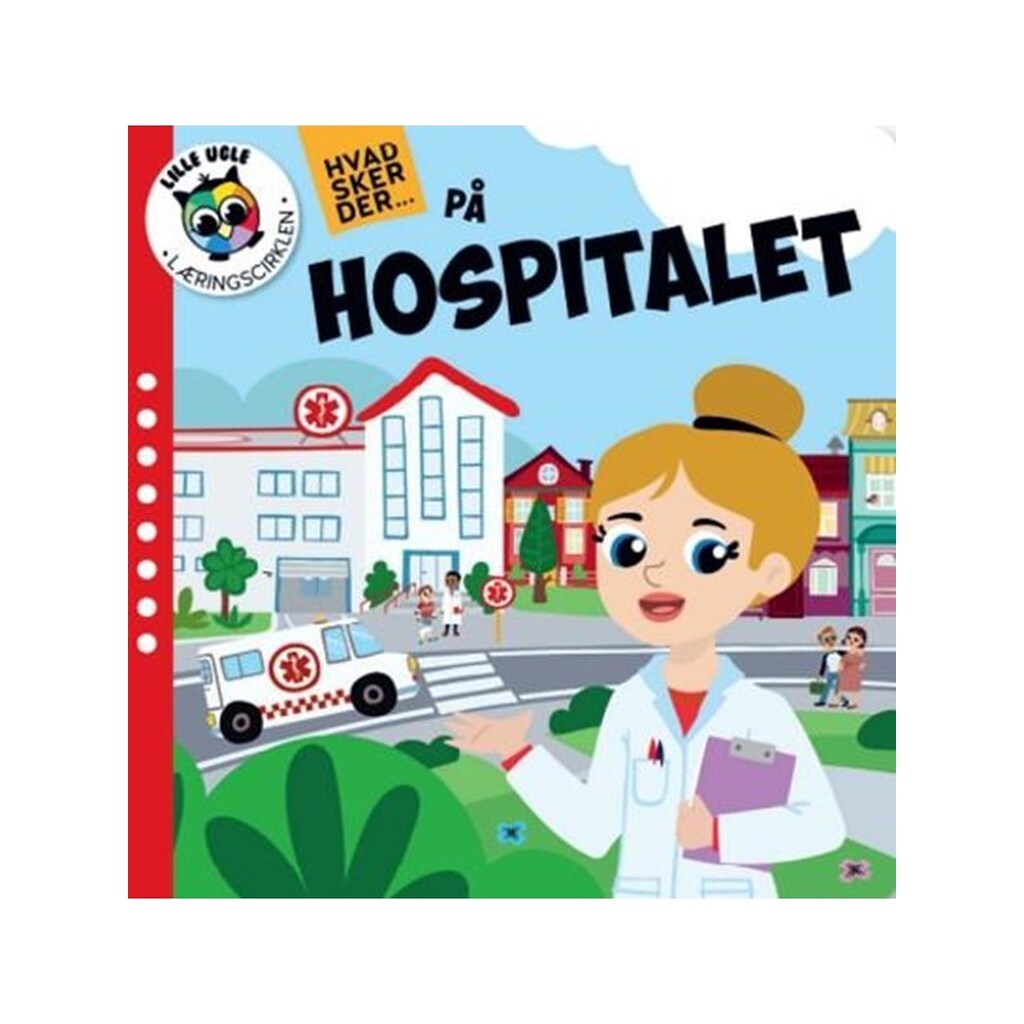 Hvad sker der på hospitalet - Børnebog - Papbog