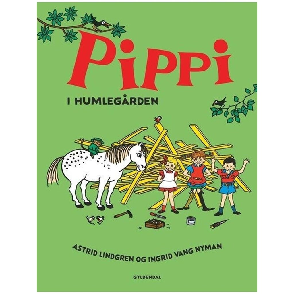 Pippi i Humlegården - Børnebog - Hardcover