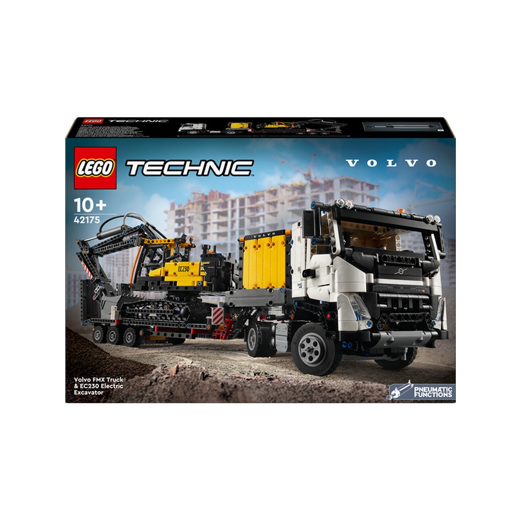 LEGO Technic 42175 Volvo FMX-lastbil og EC230 elektrisk gravemaskine