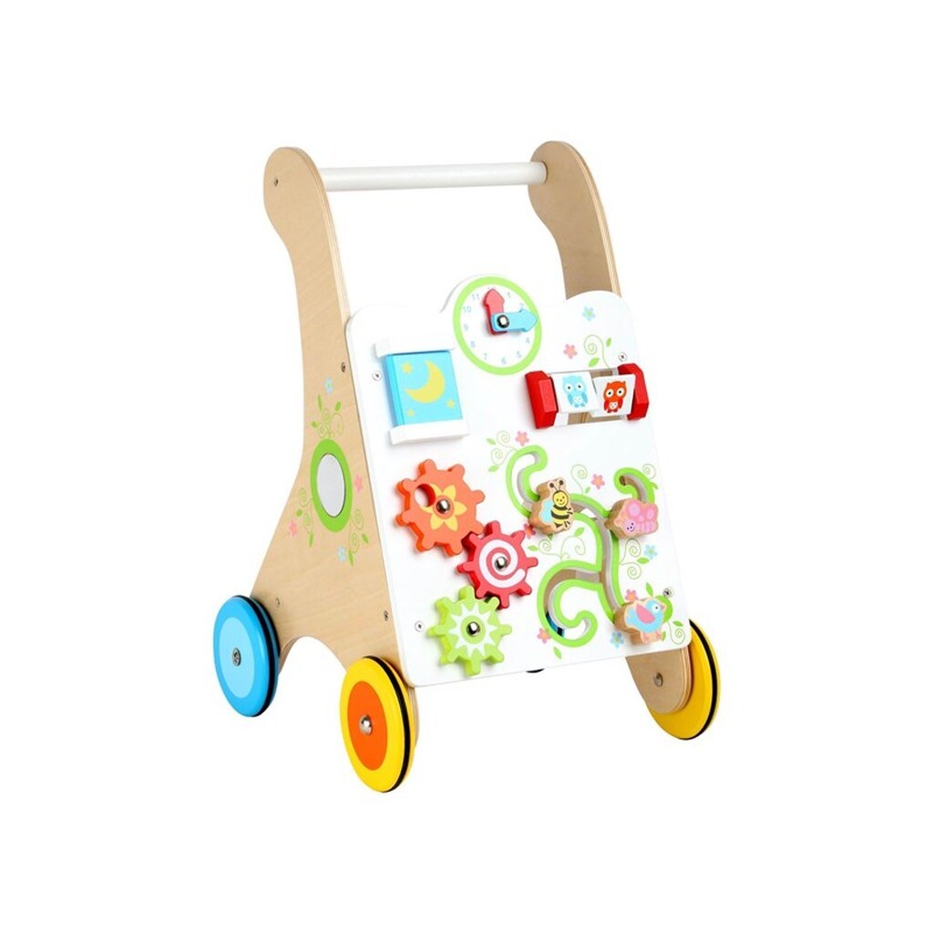 Small Foot - Wooden Baby Walker Walker Colorful