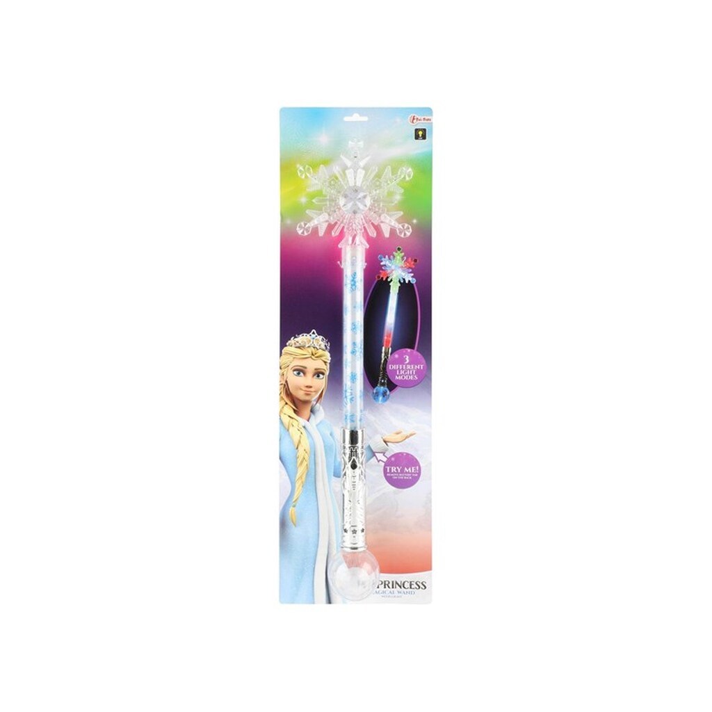 Toi-Toys - Ice Princess Magic Wand Snowflake with Light