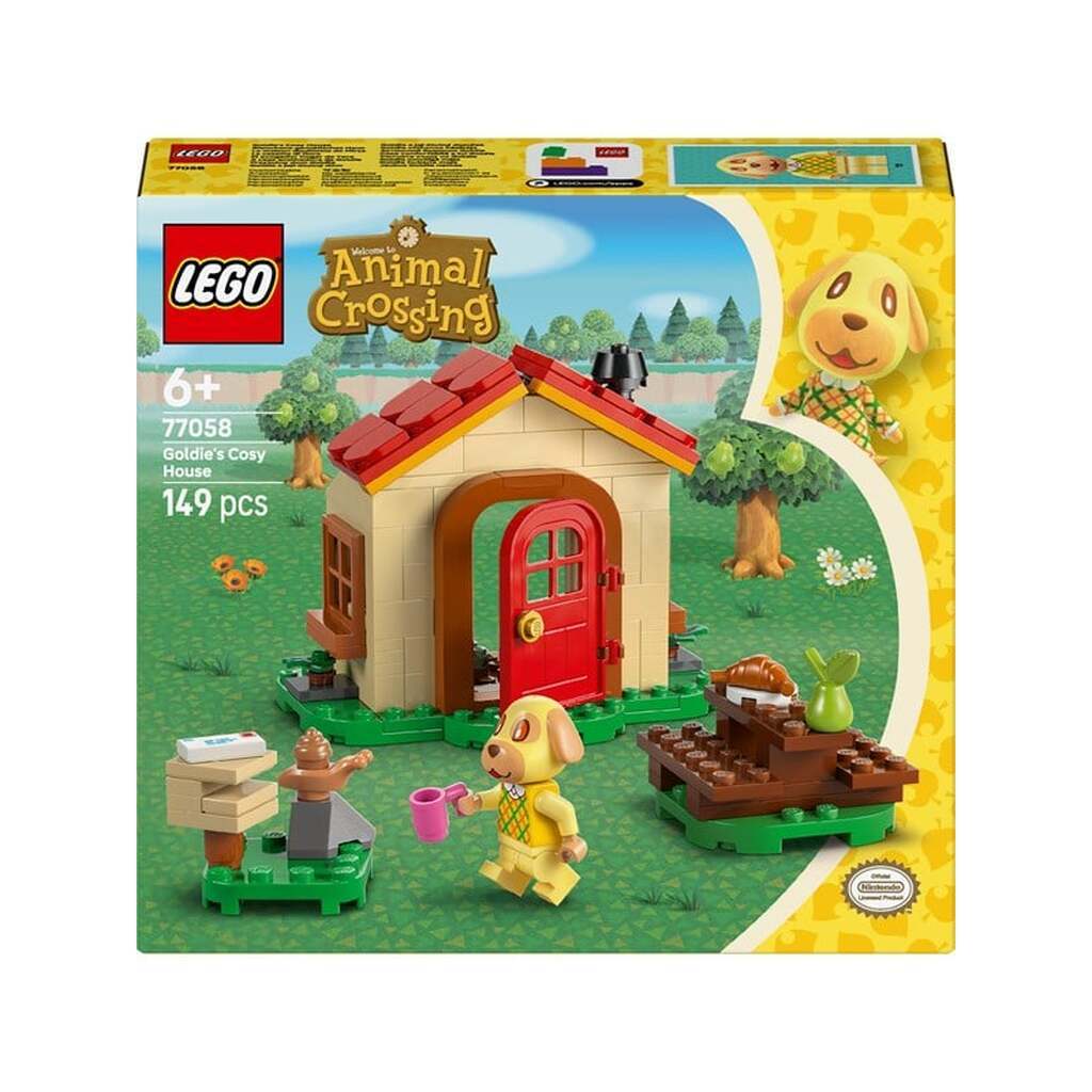 LEGO Animal Crossing 77058 Goldie i sit hyggelige hus