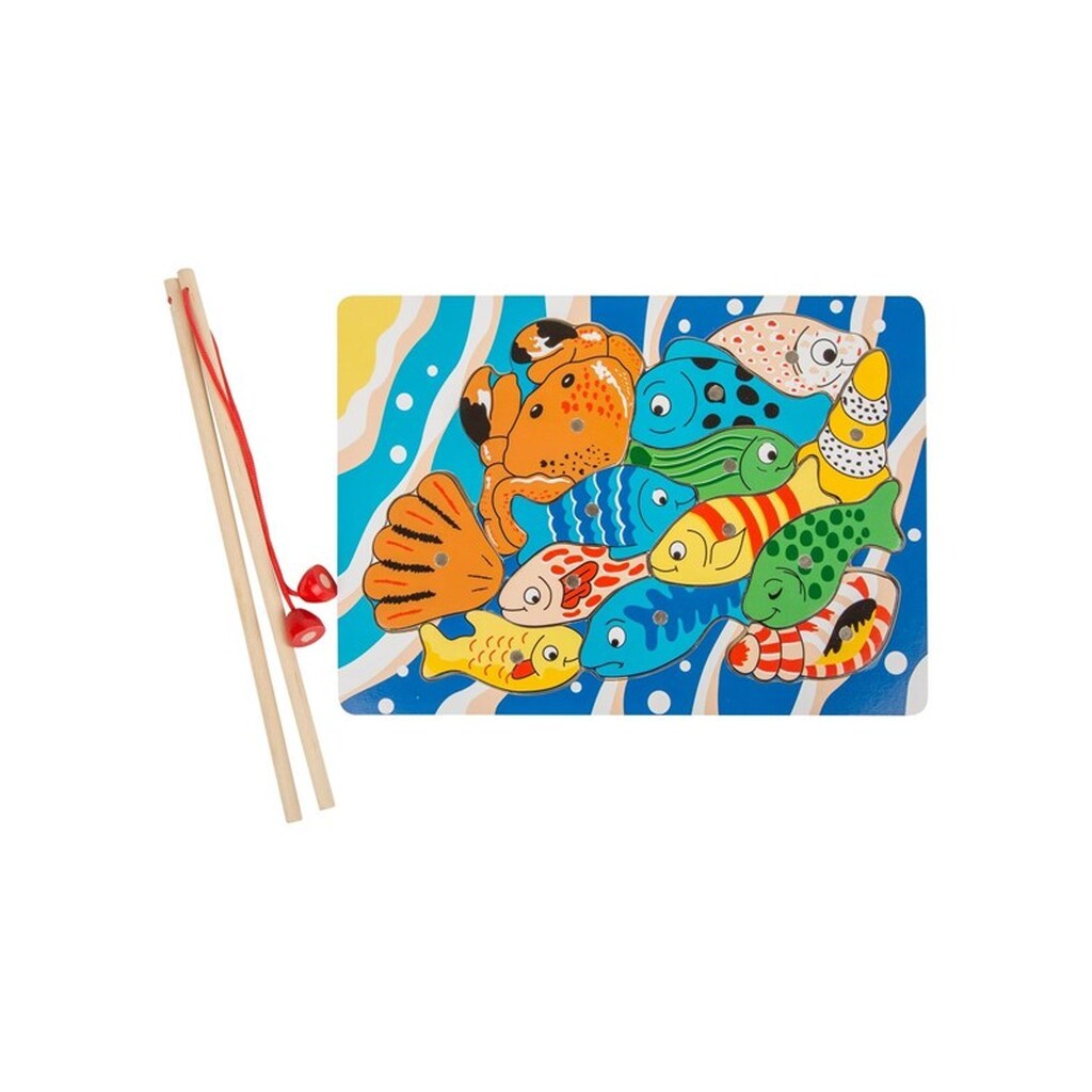 Small Foot - Wooden Fishing Game Puzzle
