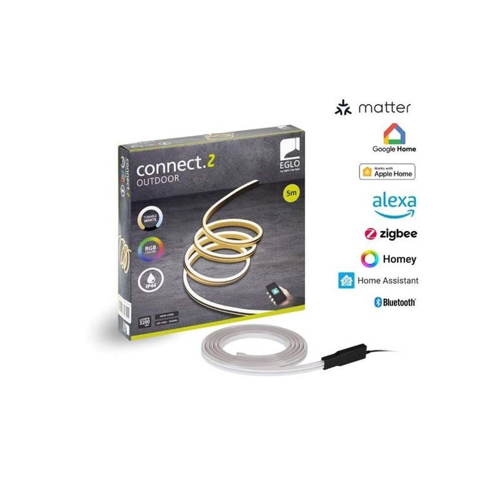 EGLO FLATNEON Z lysbånd, RBG+TW, 5 meter
