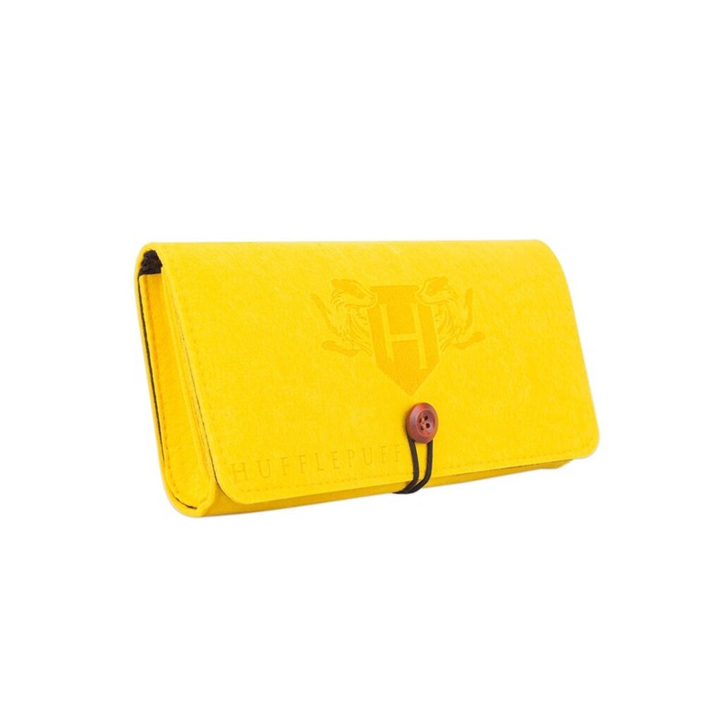 Trade Invaders Harry Potter - Hufflepuff Switch Felt Pouch - Yellow - Miscellaneous Taske - Nintendo Switch
