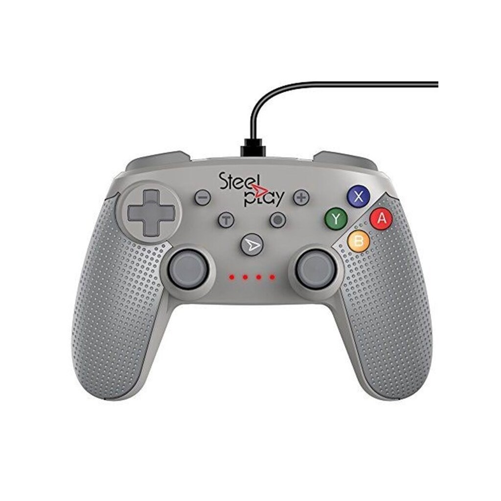 Steelplay Wired Controller - SNES Grey - Wired Controller - Nintendo Switch