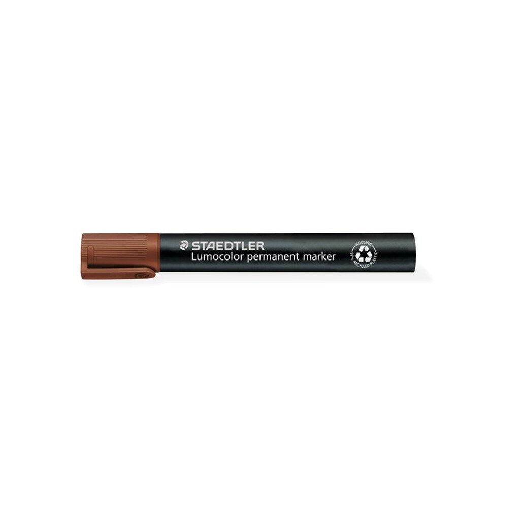 Staedtler LUMOCOLOR MARKER 10 STK, PERM 2-5M BRUN