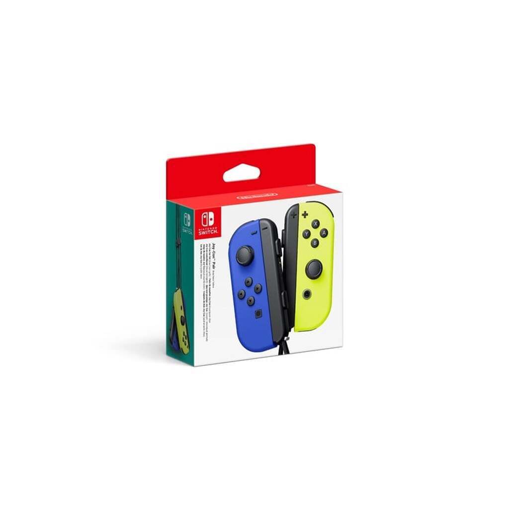 Nintendo Joy-Con Pair Blue/Neon Yellow - Wireless Controller - Nintendo Switch
