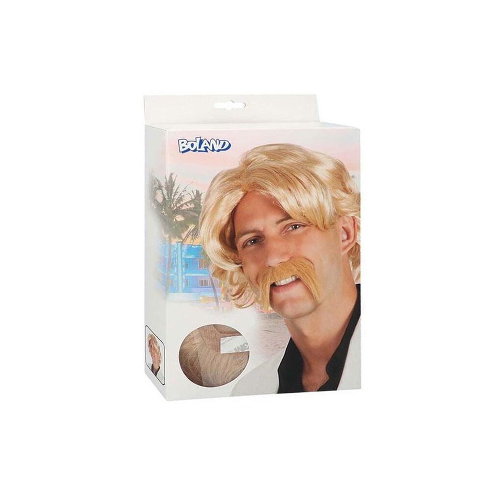 Boland - Blonde Wig with Mustache