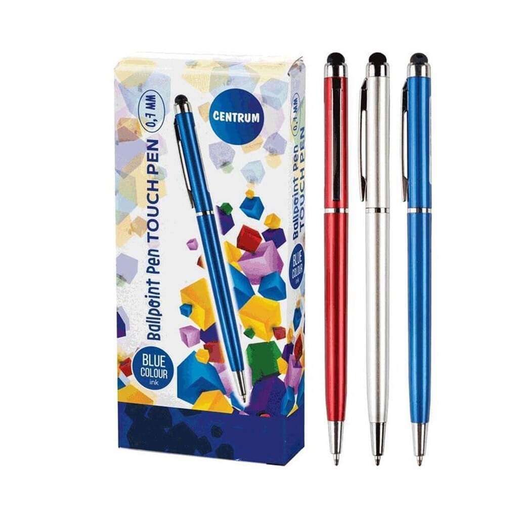 CENTRUM Kuglepen Touch 0,7mm. Ass. farver