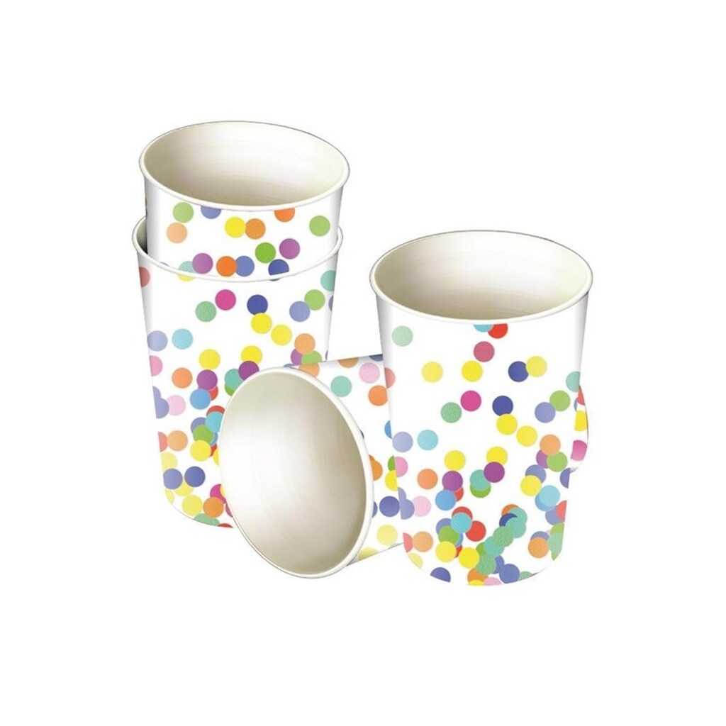 Haza Witbaard Cups Confetti 8pcs.