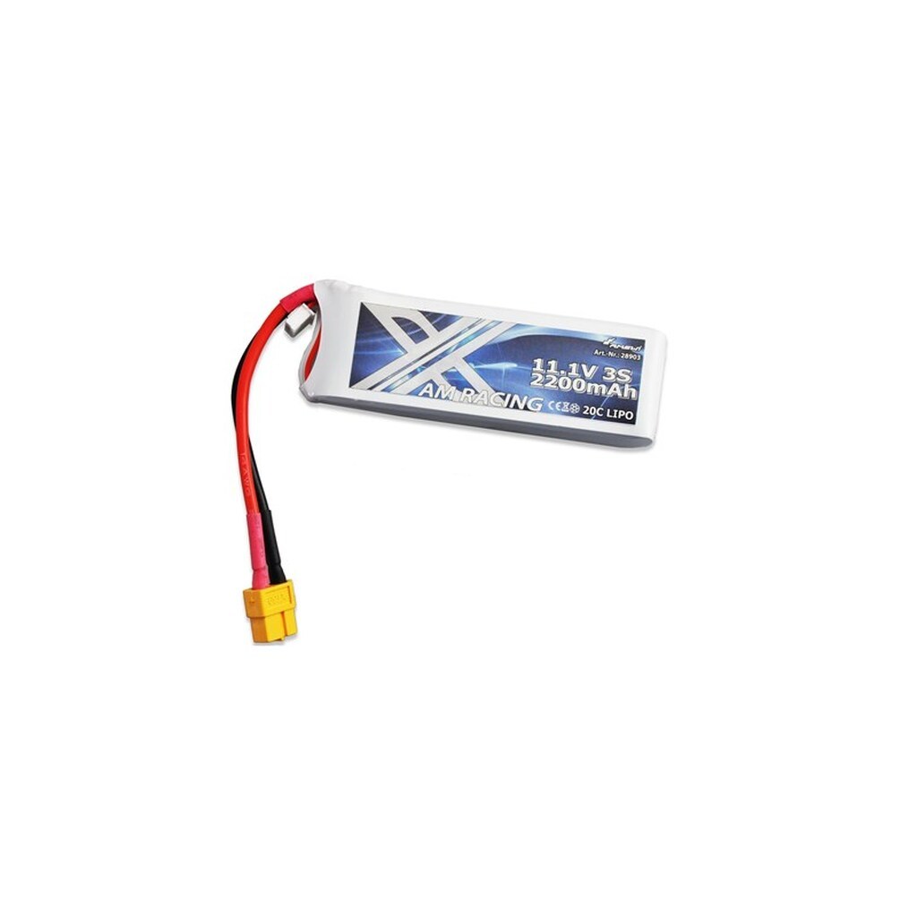 Amewi LiPo Battery 3S 11.1V 2200mAh 20C Softcase XT60