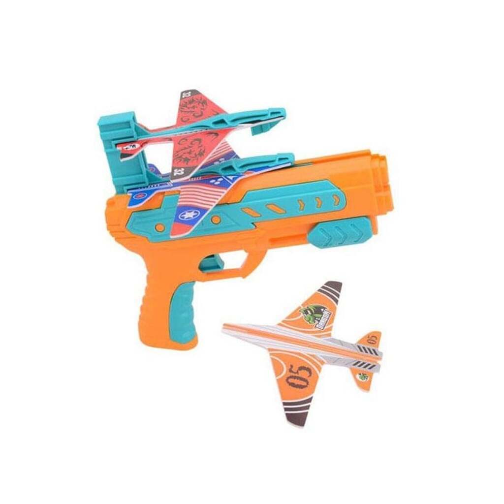 Johntoy Airplane Launch Gun with 3 Airplanes