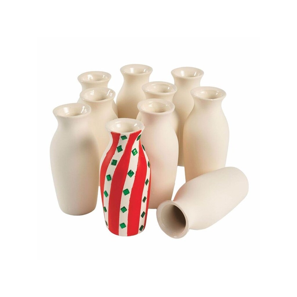 Colorations - Decorate your own Ceramic Vase Set of 12