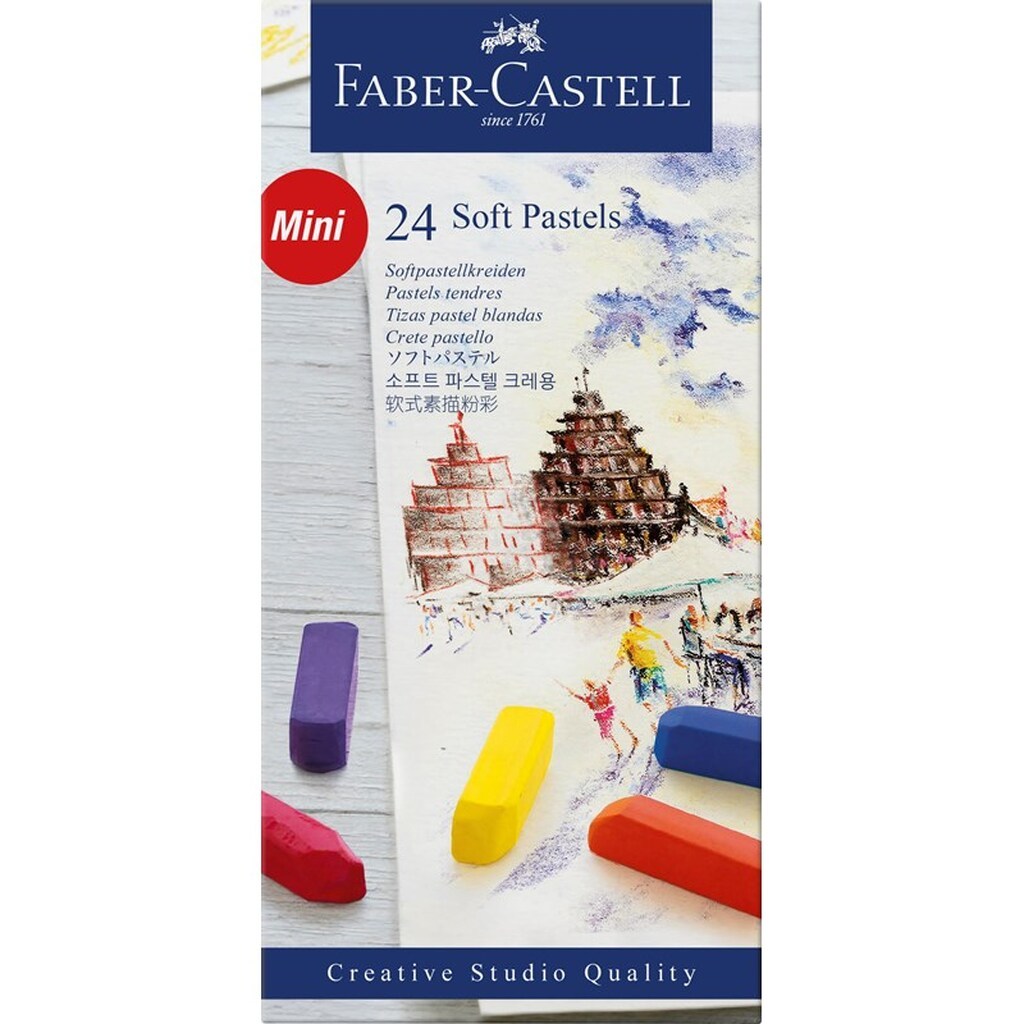 Faber-Castell Bløde pastelkridt 24 stk.