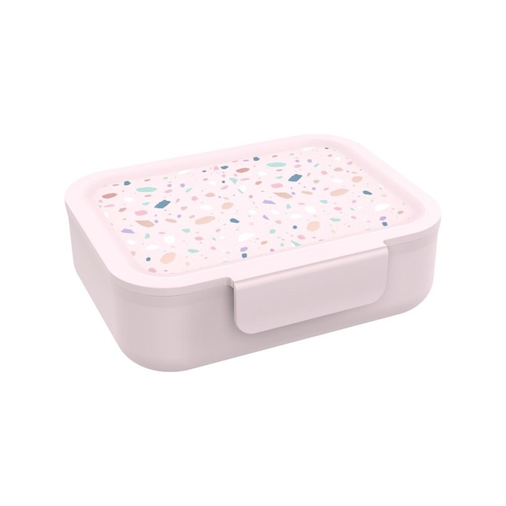 Euromic LUNCH BUDDIES Terrazzo lunch box w/clip &amp; divider