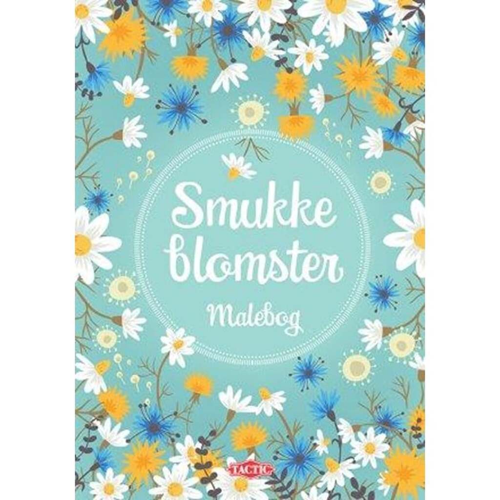 Smukke blomster malebog (DK) - Børnebog
